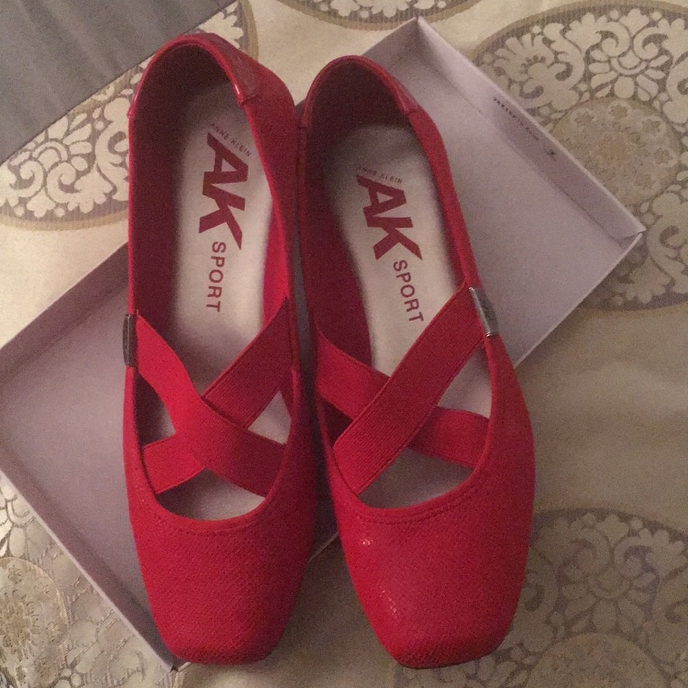 RED Sport Flats (Akulisa) by Anne Klein